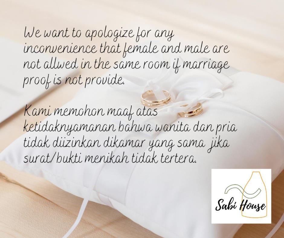 Sabi Guest House - Strategic Family -Married Couples Only- Hostel In Prawirotaman Джокякарта Екстериор снимка